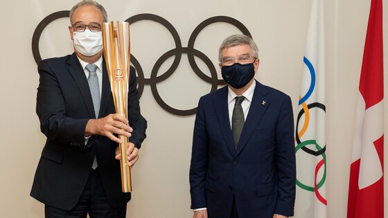 IOC President Thomas Bach meets President of the Swiss Confederation Guy Parmelin